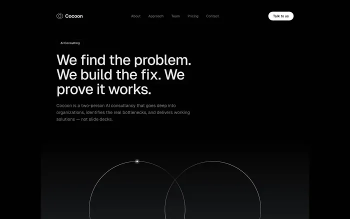 Screenshot of COCOON