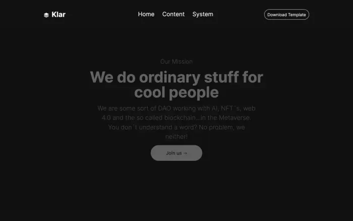 Screenshot of KLAR